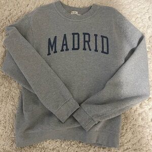 Brandy melville madrid grey sweatshirt
